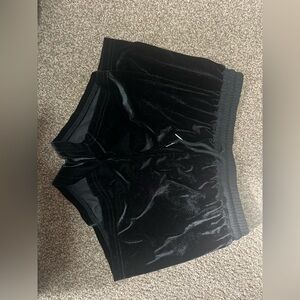 Velour shorts